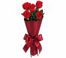 Букет 5 Красных роз Эдлесс Лав в Селявном