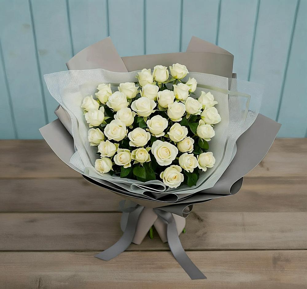 Букет Белоснежная нежность в Селявном