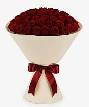 Букет 101 Бордовая роза Блэк Бакарра в Селявном