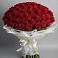 Букет 101 Красная роза Блэк Мэджик в Селявном