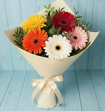 Букет цветов из:  Герберы в Селявном