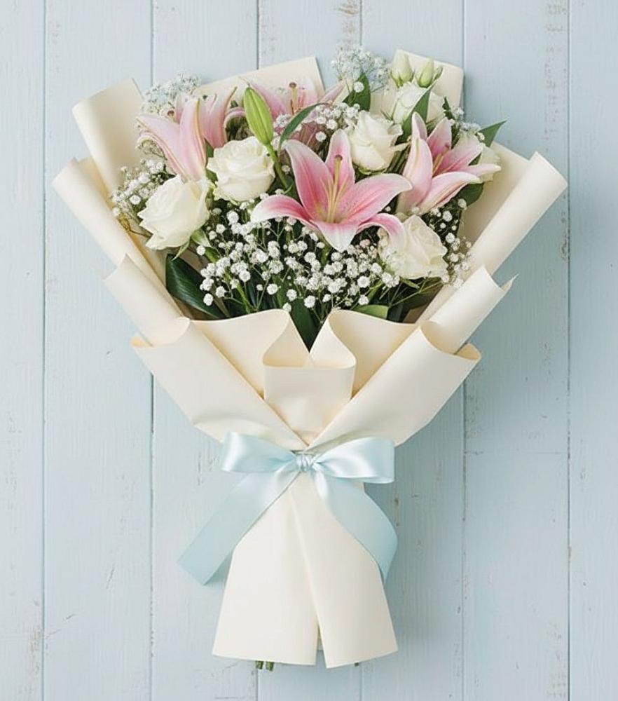 Букет цветов из: Лилии в Селявном