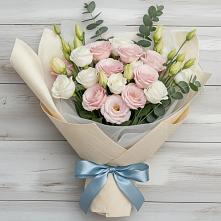 Букет цветов из:  Лизиантусы в Селявном