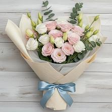 Букет цветов из:  Лизиантусы в Селявном