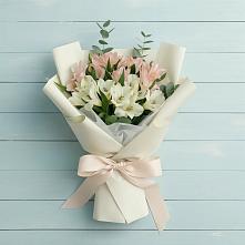 Букет цветов из:  Альстромерии в Селявном