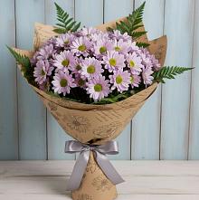 Букет цветов из:  Хризантемы в Селявном