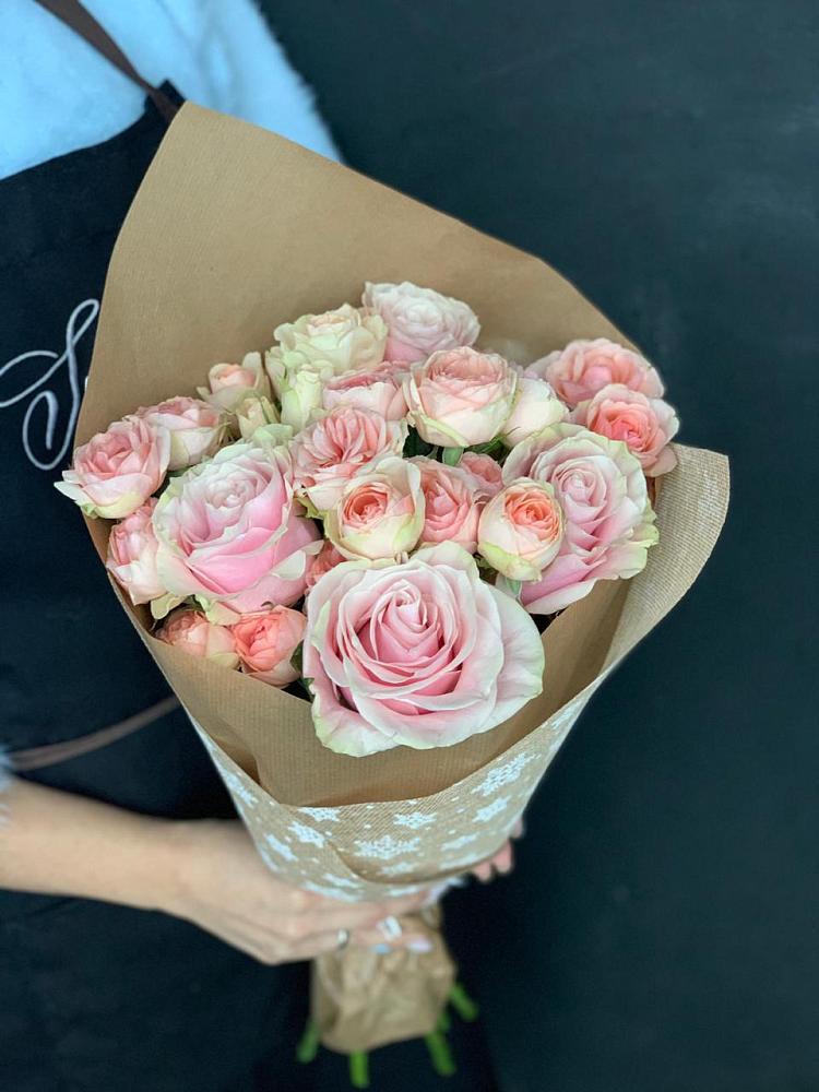 Букет цветов из: Хризантемы и Розы в Селявном