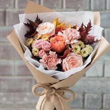 Букет цветов из:  Гвоздики, Хризантемы и Розы в Селявном