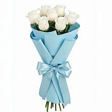 Букет 7 белых роз Проуд #REPLACE_PRED# Селявном