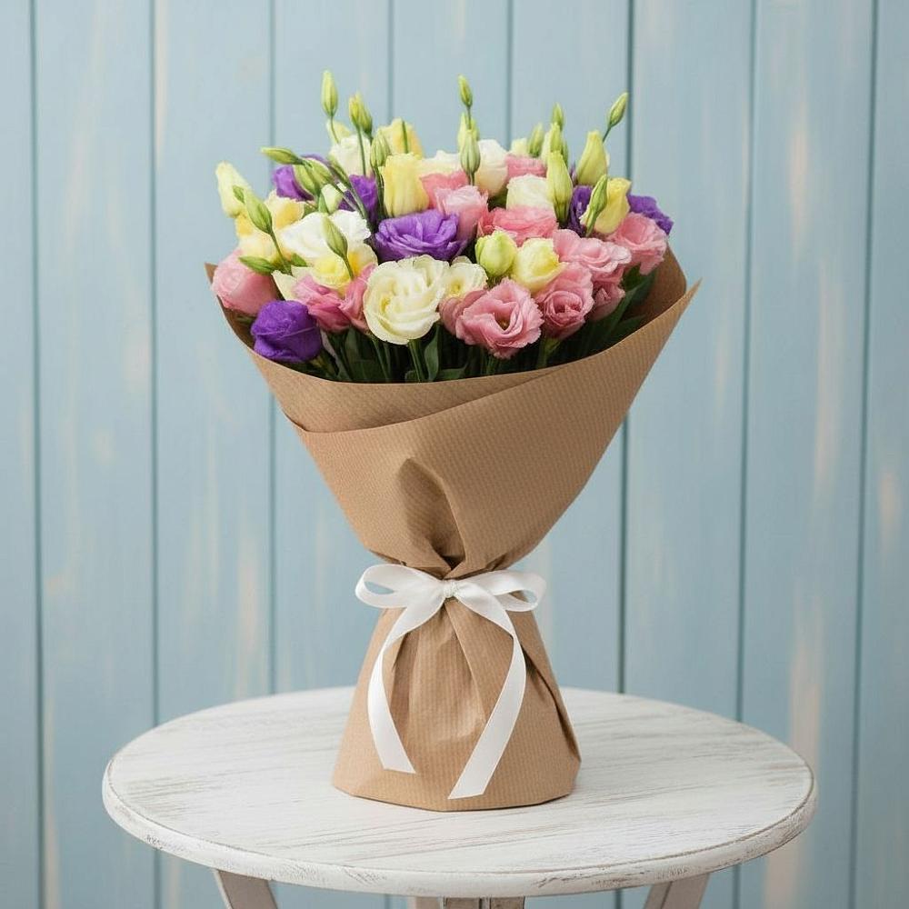 Букет цветов из: Лизиантусы в Селявном