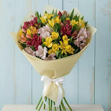 Букет цветов из:  Альстромерии #REPLACE_PRED# Селявном