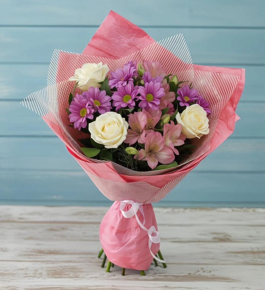 Букет цветов из: Герберы в Селявном