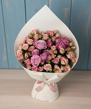 Букет цветов из:  Розы #REPLACE_PRED# Селявном